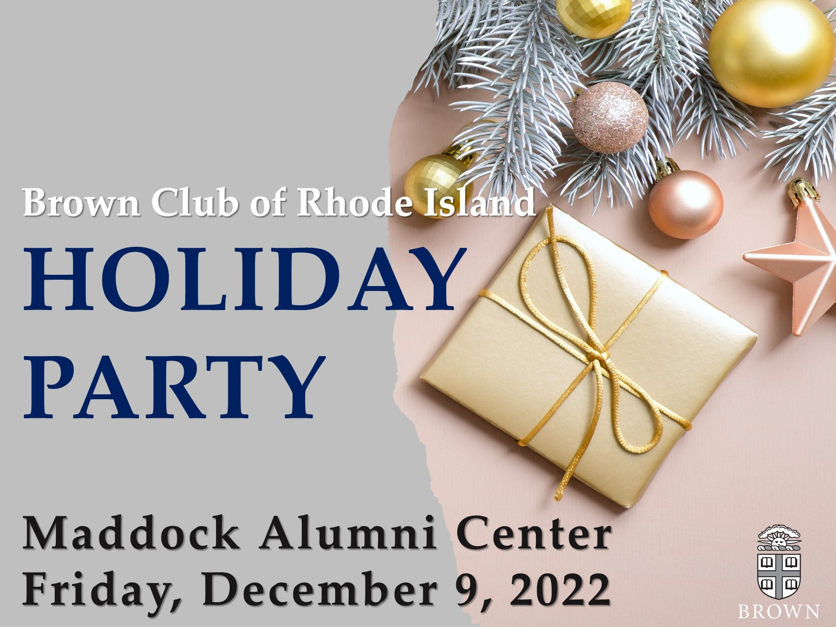 Brown Club of Rhode Island Holiday Party