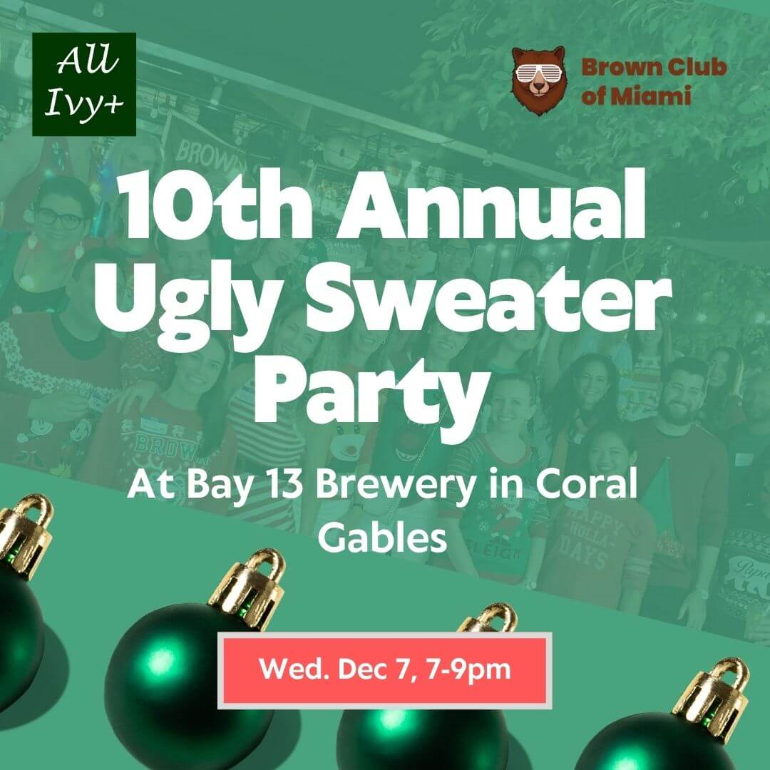 10th Annual All Ivy+ Ugly Sweater Holiday Party