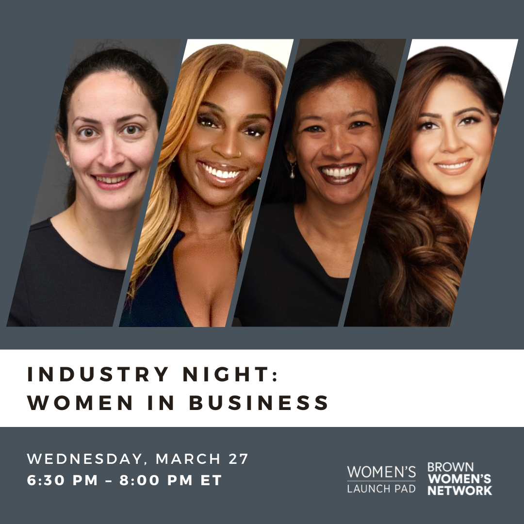 Industry Night: Women in Business, Entrepreneurship, & Finance
