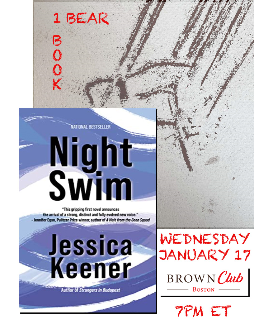 1 Bear 1 Book: Night Swim by Jessica Keener
