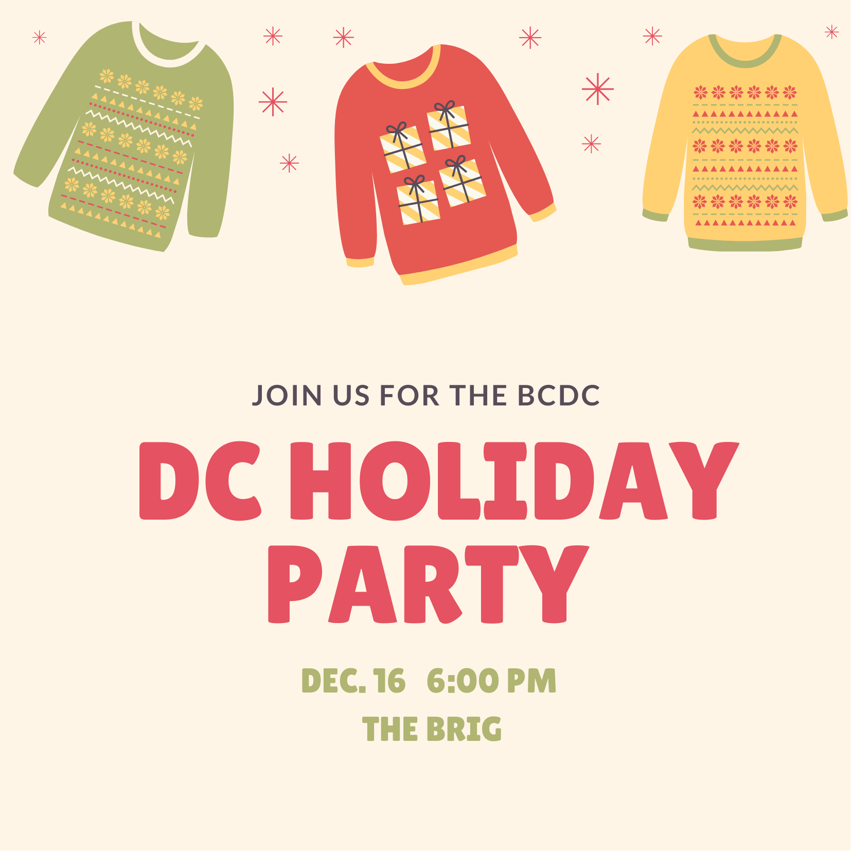 2021 BCDC Progressive Holiday Party - Part II (DC)