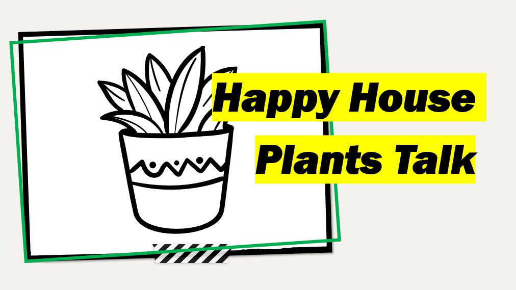 Happy House Plants Talk
